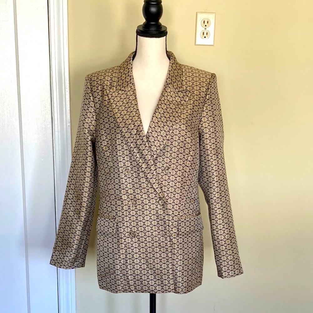 WAYF Finn Metallic Daisy Jacket